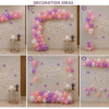 6 Pastel Butterfly Birthday Decoration Ideas "6 Pastel Butterfly Birthday Decoration Ideas with Balloon Garland, Happy Birthday Banner and Butterfly Wall Decor"