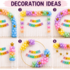 6 Pastel Rainbow Birthday Decoration Ideas 6 pastel rainbow birthday decoration ideas with colorful balloon arch, Happy Birthday banner and party backdrop setups