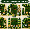 6 Jungle Safari Birthday Decoration Ideas 6 jungle safari birthday decoration ideas with green balloon arch, animal foil balloons and Happy Birthday banner